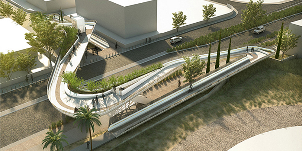 Pedestrian bridge Paphos