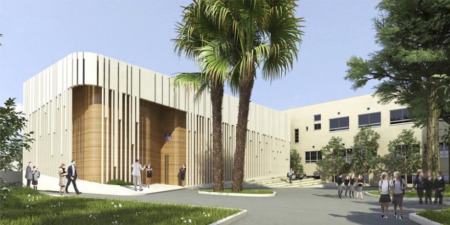 Music, theatre and assembly hall, American Academy, Larnaca